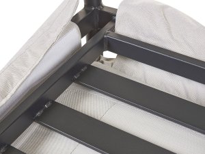 Beliani Zestaw ogrodowy sofa 2-osobowa z fotelami jasnoszary ESPERIA 10