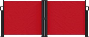 vidaXL Zwijana markiza boczna, czerwona, 100 x 600 cm 3