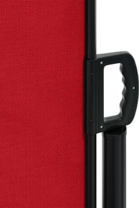 vidaXL Zwijana markiza boczna, czerwona, 100 x 600 cm 8