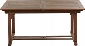 Beliani Rozkładany stół ogrodowy drewno akacjowe 160/220 x 90 cm ciemny AMANTEA 3