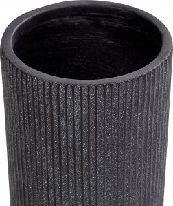 Beliani Doniczka 25 cm czarna EANTIO 4
