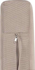 Beliani Zestaw 2 foteli bambusowych jasne drewno z beżowoszarym TODI 8