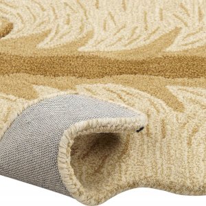 Beliani Dywan dziecięcy wełniany wilk 100 x 160 cm beżowy BALTO 11