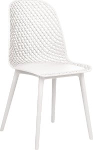 Beliani Zestaw 4 krzeseł do jadalni biały EMORY 3