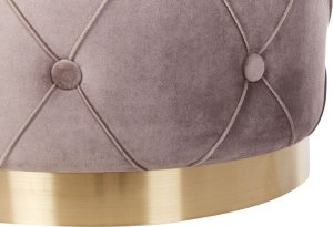 Beliani Zestaw 2 pufów ze schowkiem beżowo-szary PUEBLO 7