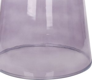 Beliani Stolik pomocniczy szklany fioletowy CALDERA 4