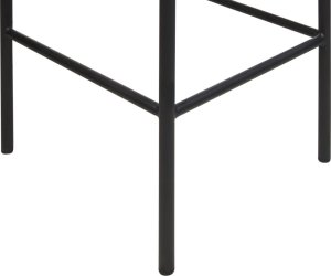 Beliani Zestaw 2 krzeseł barowych lazurowy AMAYA 6