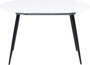 Beliani Stół do jadalni rozkładany 120/160 x 80 cm biały STAVERTON 5