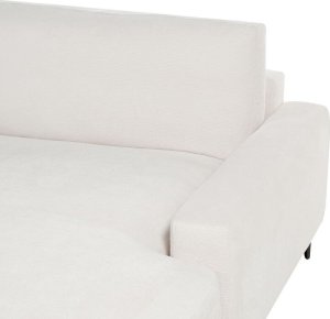 Beliani Narożnik lewostronny złamana biel MALOY 5