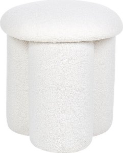 Beliani Puf pętelka 40 cm biały CARRINGTON 3