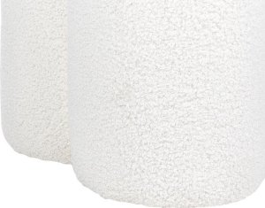 Beliani Puf pętelka 40 cm biały CARRINGTON 5