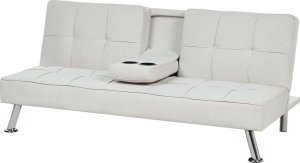 Beliani Sofa rozkładana beżowa ROXEN 5