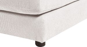 Beliani Narożnik 3-osobowy prawostronny biały LOFOTEN 9