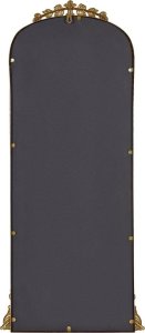 Beliani Lustro ścienne metalowe 51 x 114 cm złote LIVRY 3