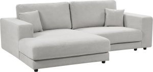 Beliani Narożnik 3-osobowy prawostronny jasnoszary LOFOTEN 3