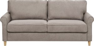 Beliani Komplet wypoczynkowy 5-osobowy jasnobrązowy RONNEBY 7