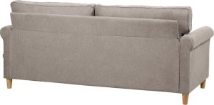 Beliani Sofa 3-osobowa jasnobrązowa RONNEBY 4