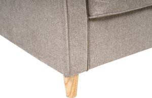 Beliani Sofa 3-osobowa jasnobrązowa RONNEBY 9