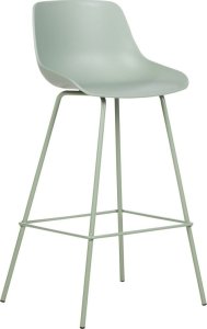 Beliani Zestaw 2 krzeseł barowych jasnozielony EMMET 3