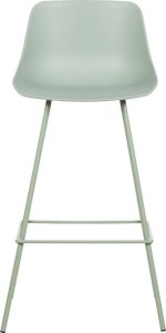 Beliani Zestaw 2 krzeseł barowych jasnozielony EMMET 4