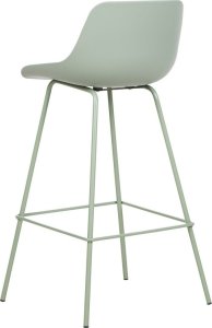 Beliani Zestaw 2 krzeseł barowych jasnozielony EMMET 5