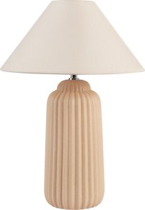 Lampa stołowa Beliani Lampa stołowa ceramiczna beżowa NURIA Lumarko! 1