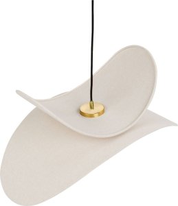 Lampa wisząca Beliani Lampa wisząca beżowa MASCOTA 4