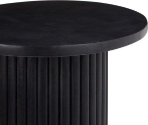 Beliani Stolik kawowy drewno mango czarny LEMONT 3