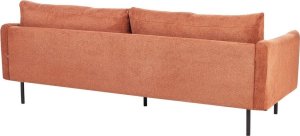 Beliani Sofa tapicerowana 3-osobowa złoty brąz VINTERBRO 4