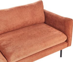 Beliani Sofa tapicerowana 3-osobowa złoty brąz VINTERBRO 6