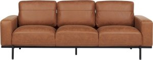 Beliani Sofa 3-osobowa brązowa SOVIK Lumarko! 1