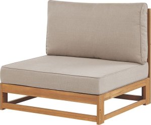 Beliani Sofa ogrodowa 3-osobowa jasna TIMOR II 6