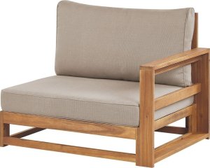 Beliani Sofa ogrodowa 2-osobowa jasna TIMOR II 6