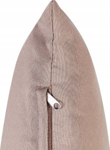 Beliani Zestaw ogrodowy bambusowy 4-osobowy beżowoszary CERRETO 12