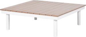 Beliani Zestaw wypoczynkowy 5-osobowy ze stolikami kawowymi beżowy MISSANELLO 9