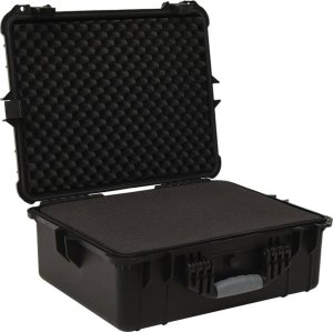 vidaXL Walizka lotnicza, czarna, 55x43x21 cm, PP 3