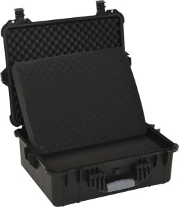 vidaXL Walizka lotnicza, czarna, 55x43x21 cm, PP 4