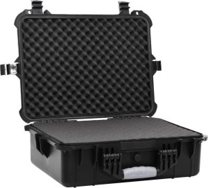 vidaXL Walizka lotnicza, czarna, 52x40x19 cm, PP 3