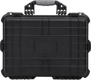 vidaXL Walizka lotnicza, czarna, 52x40x19 cm, PP 4