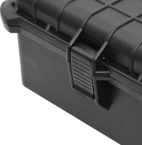 vidaXL Walizka lotnicza, czarna, 52x40x19 cm, PP 5