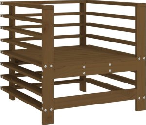 vidaXL Fotele ogrodowe z poduszkami, 2 szt., miodowe, drewno sosnowe 7