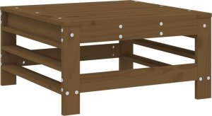 vidaXL Podnóżek ogrodowy z poduszką, miodowy brąz, lite drewno sosnowe 6