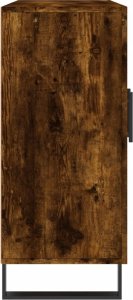 vidaXL Szafka, przydymiony dąb, 90x34x80 cm 7