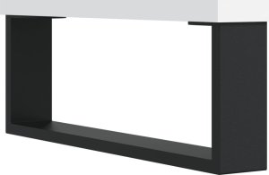 vidaXL Stolik kawowy, biały 90x44,5x45 cm 9