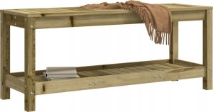 vidaXL Ławka ogrodowa, 108x35x45 cm, impregnowane drewno sosnowe 3