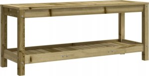 vidaXL Ławka ogrodowa, 108x35x45 cm, impregnowane drewno sosnowe 5