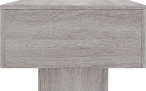 vidaXL Stolik kawowy, szary dąb sonoma, 100x49,5x31 cm 5