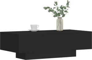 vidaXL Stolik kawowy, czarny, 100x49,5x31 cm 3