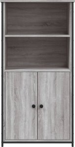 vidaXL Szafka, szary dąb sonoma, 62x36x121,5cm 5