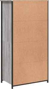 vidaXL Szafka, szary dąb sonoma, 62x36x121,5cm 7